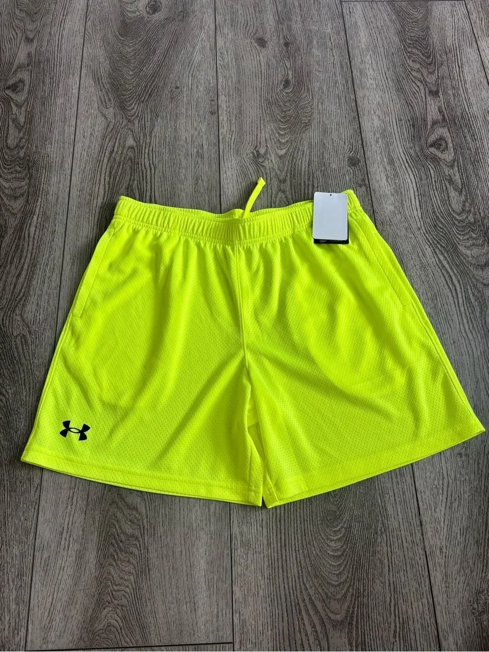 Under Armour Neon Yellow Athletic Shorts